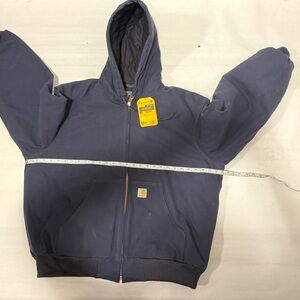 Carhartt Blue Full-Zip Hoodie